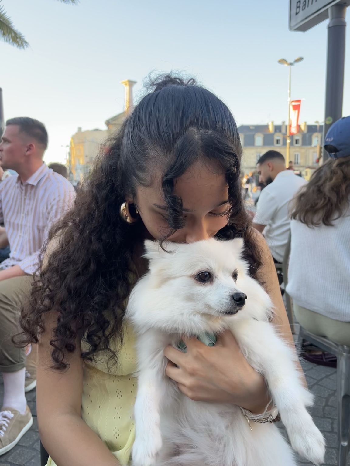 Animals — moment with a dog